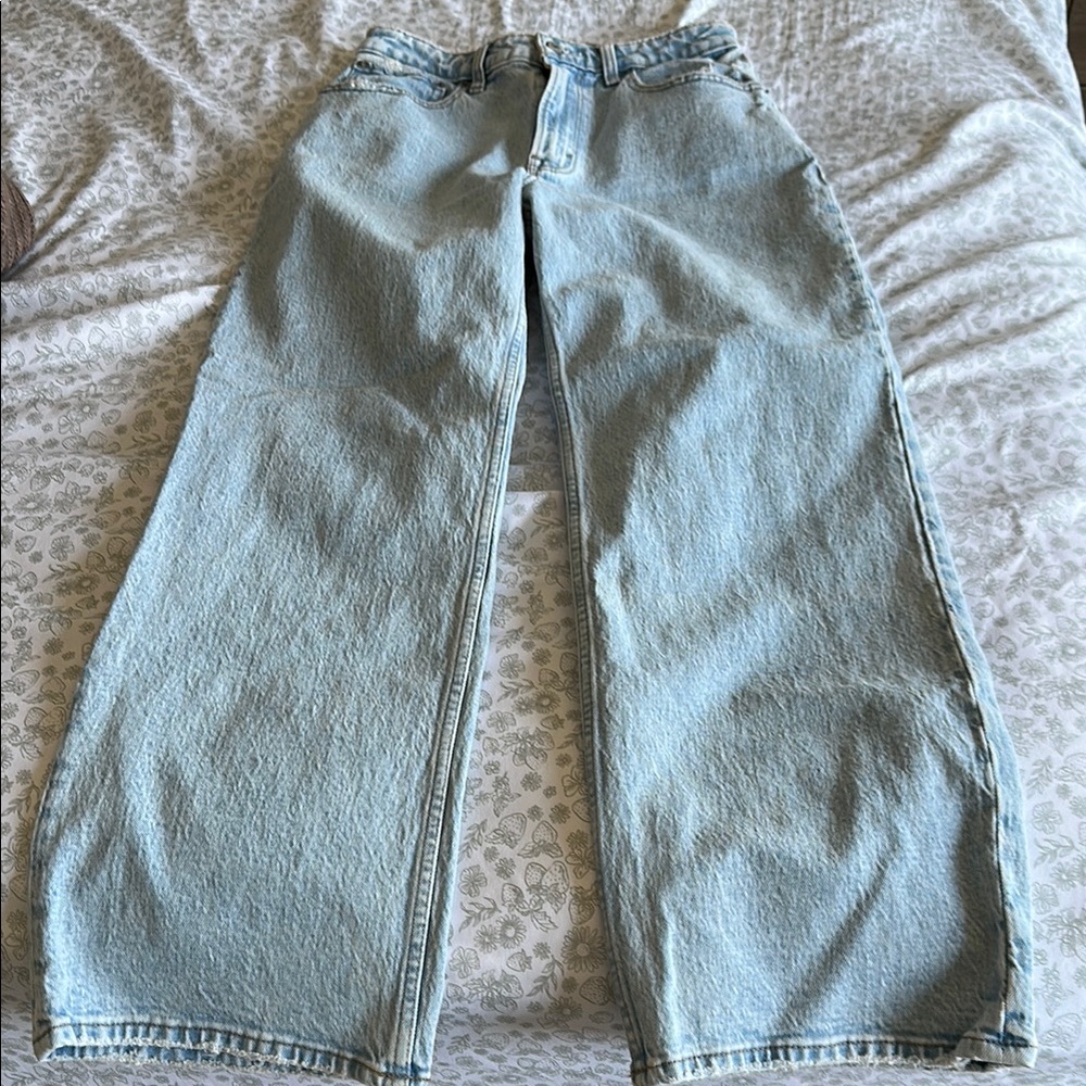 Abercrombie & Fitch ‘90s Relaxed High Rise Jeans Curve Love | 28/6 | Light Wash